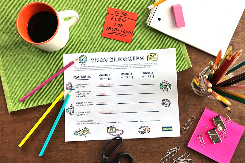 planning for vacation