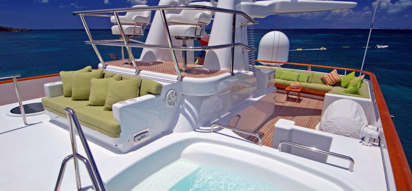 interior of yacht